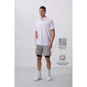 Taş Ince Yumuşak Standart Fit Erkek Taytlı Şort - 81287