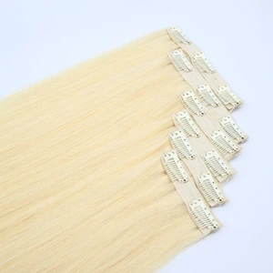 Saç Peruk Dünyası ÇIT ÇIT 6 PARÇA GERÇEK SAÇ PLATİN 150gr. 70cm