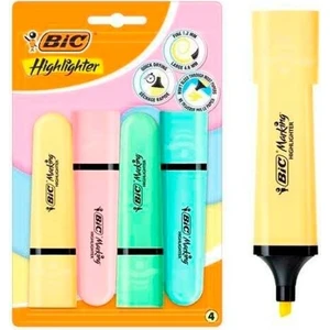 Marking Flat Highlighter 4lü Pastel Blister Kalem (519520)
