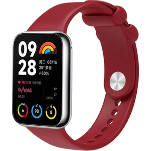 Xiaomi Redmi Watch 4/watch 5/mi Band 8 Pro/mi Band 9 Pro Klasik Silikon Kordon Standart Spor Kayış