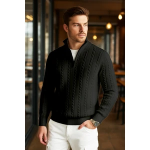 Fermuarlı Erkek Kazak - Rahat ve Şık