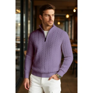 Fermuarlı Erkek Kazak - Rahat ve Şık