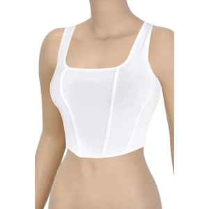 Kadın Sütyen Kalın Askılı Fitilli Büstiyer (%96 Pamuk - %4 Elastan)