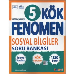 Fenomen 5. Sınıf Sosyal Bilgiler Kök Soru Bankası