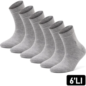 Just Inner Erkek Çorap 6'lı Yarım Konç (Bambu)