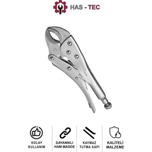 Ayarlı Pense 10 Inç | Gri Renk, Çok Yönlü Kavrama, Dayanıklı Çelik Gövde