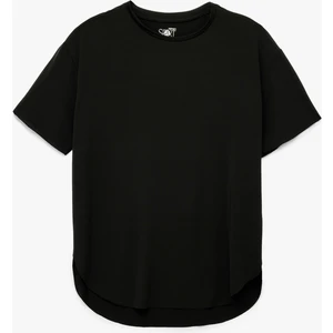 Kısa Kollu Bisiklet Yaka Basic Tişört