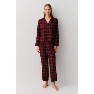 Alda Gömlek Yaka Pijama Takımı