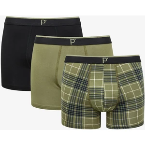 Stripe Detailed 3lü Çok Renkli Boxer