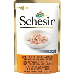 Pouch Ton Balıklı&tavuklu ve Karidesli Jöleli Kedi Yaş Maması 85 gr