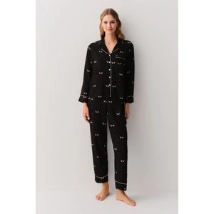 Angel Gömlek Yaka Pijama Takımı