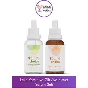 Pure Choice Bakım Seti (C Vitamini Serumu + Bakım Serumu 2'Li Set)