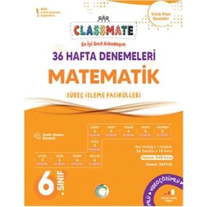 Okyanus 2026 6. Sınıf Matematik Classmate 36 Hafta Denemeleri Çözümlü
