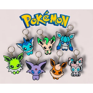 Pokemon 7 Li Sevimli Figür Karakter Anahtarlık