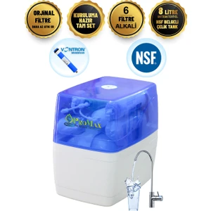 15 Aşamalı Mineral & Alkali Vontron Membran Nsf Çelik Tanklı Su Arıtma Cihazı