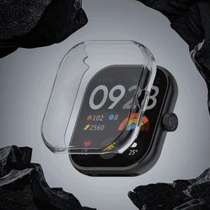 Xiaomi Redmi Watch 5 Uyum Yumuşak Silikon 360 Tam Koruma Sağlayan Kasa ve Ekran Koruyucu Kılıf Kapak
