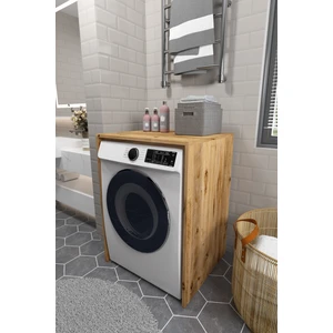 Çamaşır Makinesi Dolabı Kurutma Makinesi Uyumlu Kapaksız Dolap 91.8 x 67.3 x 60 cm