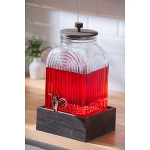 Dominic Ahşap Standlı Cam Sebil - 6 Lt