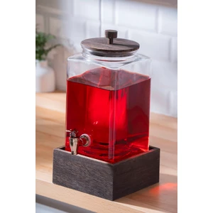 Dominic Ahşap Standlı Cam Sebil - 6 Lt