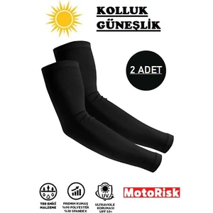 Kol Çorabı Güneş Korumalı Motosiklet Bisiklet Kolluk Siyah