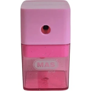 Mas Masa Tipi Metal Kollu Büyük Pembe Kalemtraş 6734