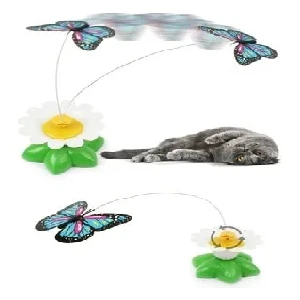 Hareketli Dönen Kelebek - Kedi Oyuncağı