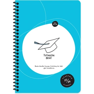Hisli Şeyler A5 Spiralli Akademik Ajanda - Tutmayın Beni