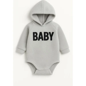 Bebek Kapüşonlu Polar Bodyli Tulum