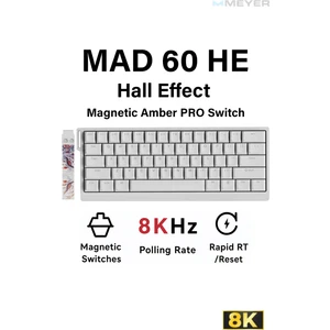Fgg Fierce Gaming Gear MAD60 He Hall Effect Rapid Trigger 8k Mekanik Klavye (Manyetik Switch)