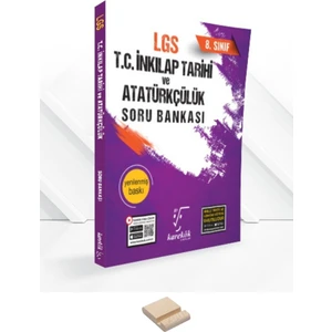 Karekök Yayıncılık Lgs 8. Sınıf Inkılap Tarihi Soru Bankası ve Telefon Standı