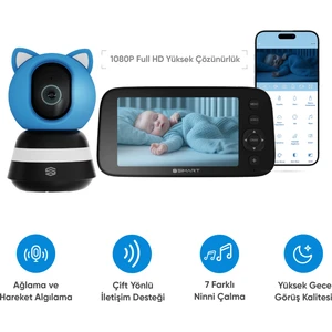 Akıllı Bebek Kamerası, Ağlama ve Hareket Algılama, Çift Yönlü Sesli Iletişim