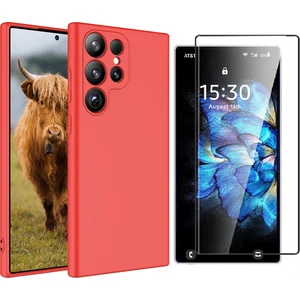 Samsung Galaxy S25 Ultra Kılıf Zore Mara Lansman Kapak + Cam Ekran Koruyucu