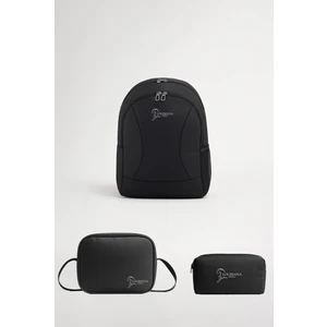 Louisiana Polo Okul Seti – Çanta + Termal Beslenme + Kalemlik + Beyaz 2455