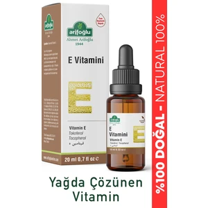 10 ml E Vitamini Sıvı Şişe - Doğal Alfa Tokoferol ile Cilt ve Saç Bakımı için Antioksidan Destek, Türkiye Menşeli