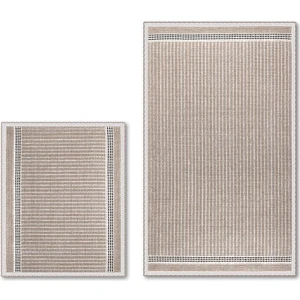 Nice 60x100 cm +50x60 cm Bej Siyah