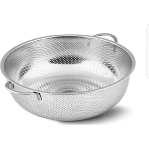 Makarna Süzgeci 23 cm Kulplu Metal Kevgir