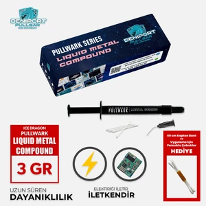 Icedragon® Pullwark™ Metal Series™ 128W/M-K Sıvı Soğutma/Likit Metal/Sıvı Metal