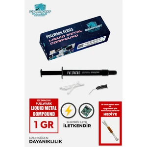 Icedragon® Pullwark™ Metal Series™ 128W/M-K Sıvı Soğutma/Likit Metal/Sıvı Metal Yüksek Performanslı ve İletken Macun