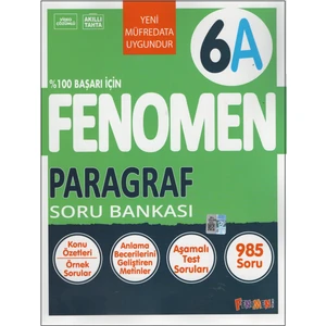 Fenomen 6A Paragraf Soru Bankası