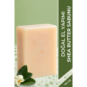 Shea Butter Doğal El Yapımı Sabun 120 gr – Nemlendirici Bitkisel Cilt Bakım Sabunu