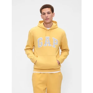 Erkek Sarı Gap Logo Relaxed Fleece Sweatshirt