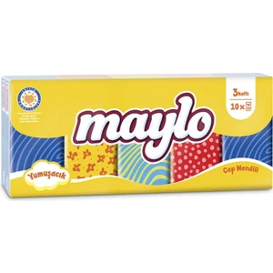 Maylo Cep Mendili 10'lu Paket Cep Mendili Kağıt Mendil Set