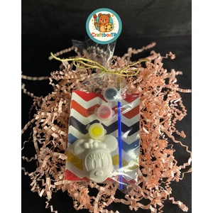 Sevimli Minnie Mouse Taş Boyama Seti/Kendin Yap, Doğum Günü, Karne,etkinlik,Tatil hediyesi