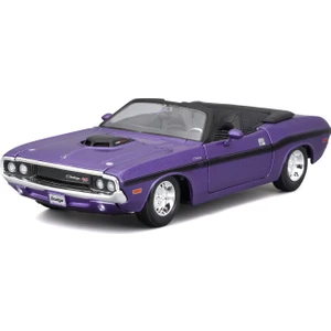 1:24 1970 Dodge Challenger R/t Convertible Model Araba 31264 - Metalik Mor