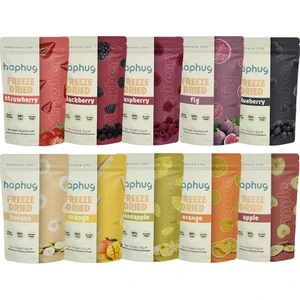 HapHug Freeze Dried (Dondurularak Kurutulmuş) Ortaya Karışık 10'lu Paket - Freeze Dry Meyve Kurusu