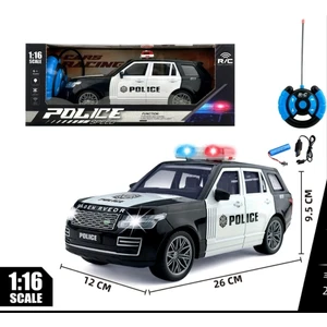 Berattoys Uzaktan Kumandalı Polis Arabası 26 cm Şarzlı Sesli Işıklı Full Fonksiyon Kumandalı Araba