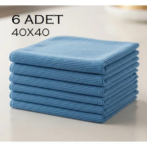 6 Adet 40X40 Mikrofiber Temizlik Bezi