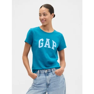 Kadın Mavi Gap Logo T-Shirt