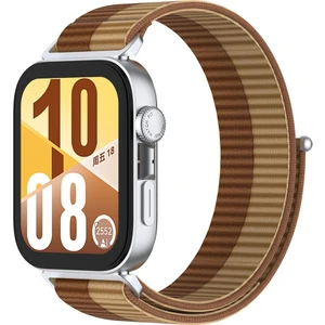 Huawei Watch Fit 4 Pro/fit 4/fit 3 Uyumlu Hasır Örgü Dokuma Naylon Spor Kordon Cırtlı Pratik Kayış