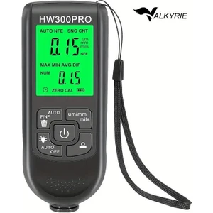 HW-300 Pro Kaplama Kalınlığı Ölçer – 0-2000 Μm Ölçüm Aralığı, Fe/nfe Algılama, Arka Aydınlatmalı LCD